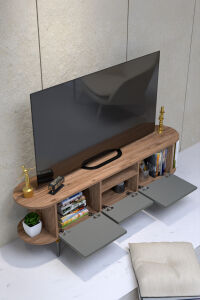 MD Mira Gold TV Ünitesi Kahverengi 160