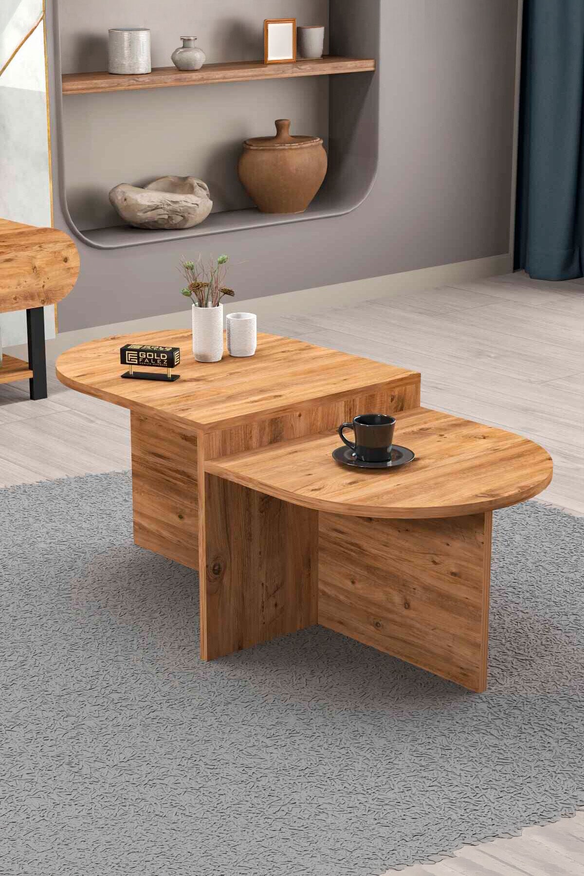 MD Setro 6-Piece Furniture Set Brown