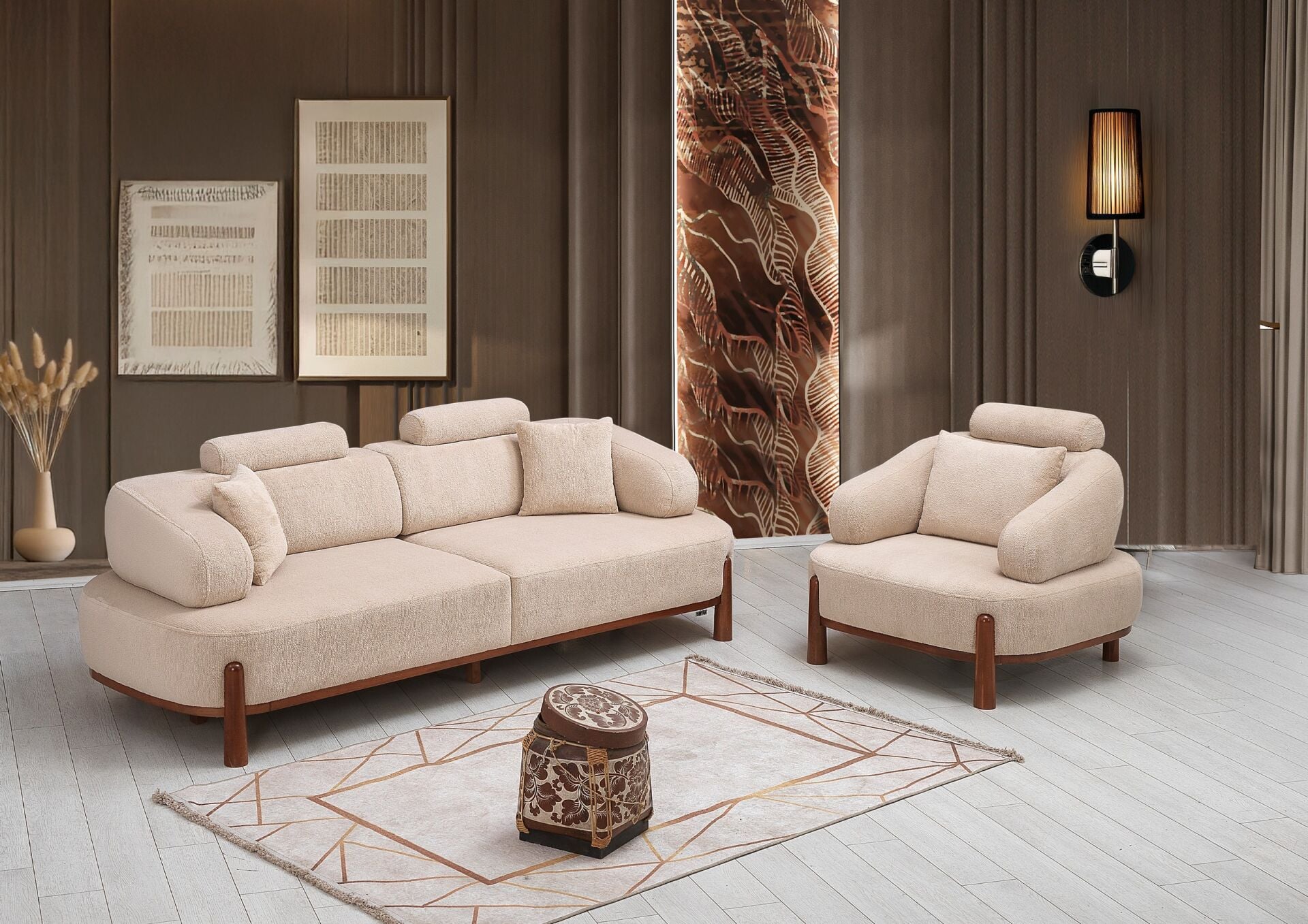 Ares Sofa Set EF131