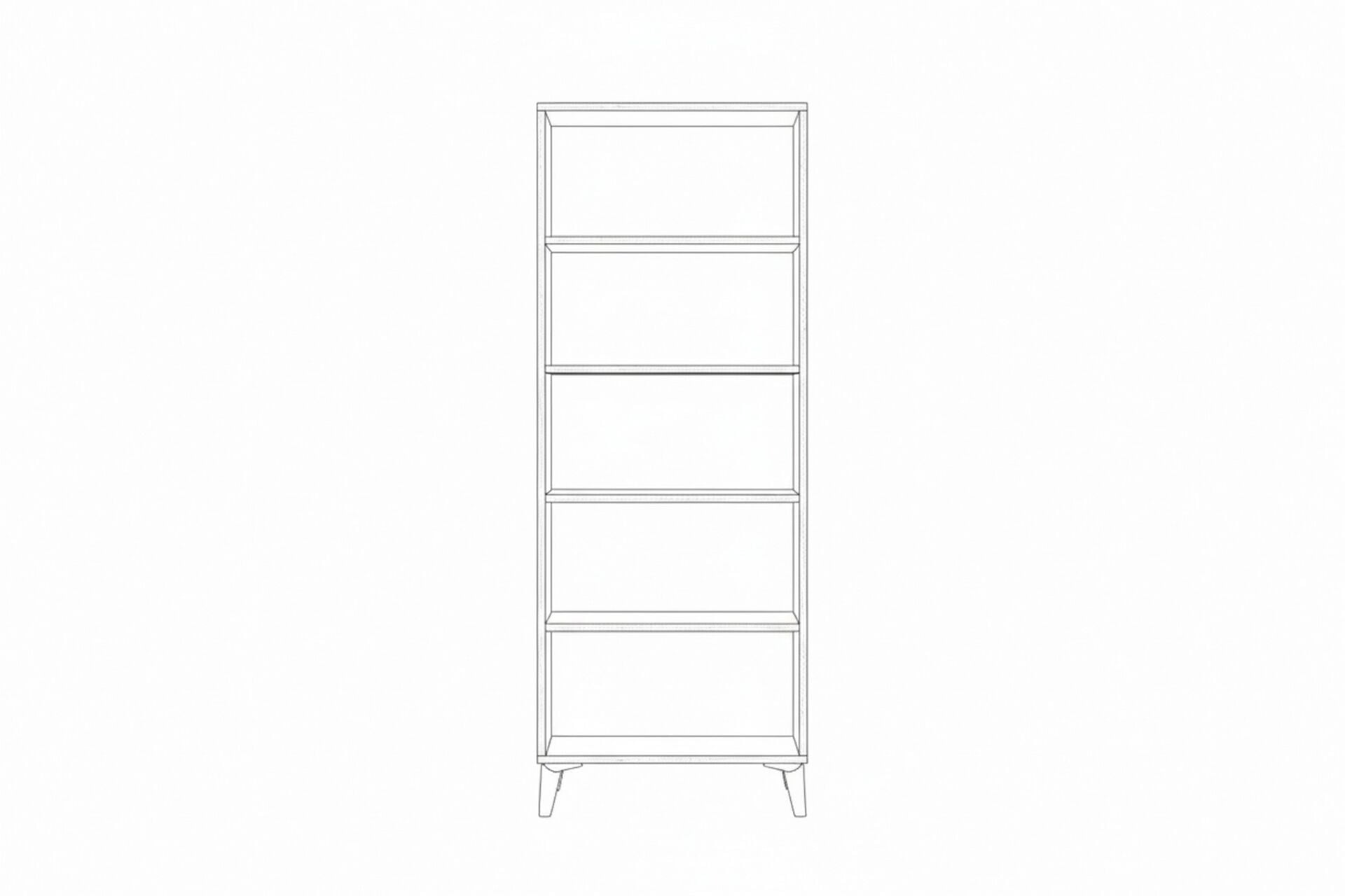 Bohem Atlantic Pine - White Multi-purpose Cabinet TN0489
