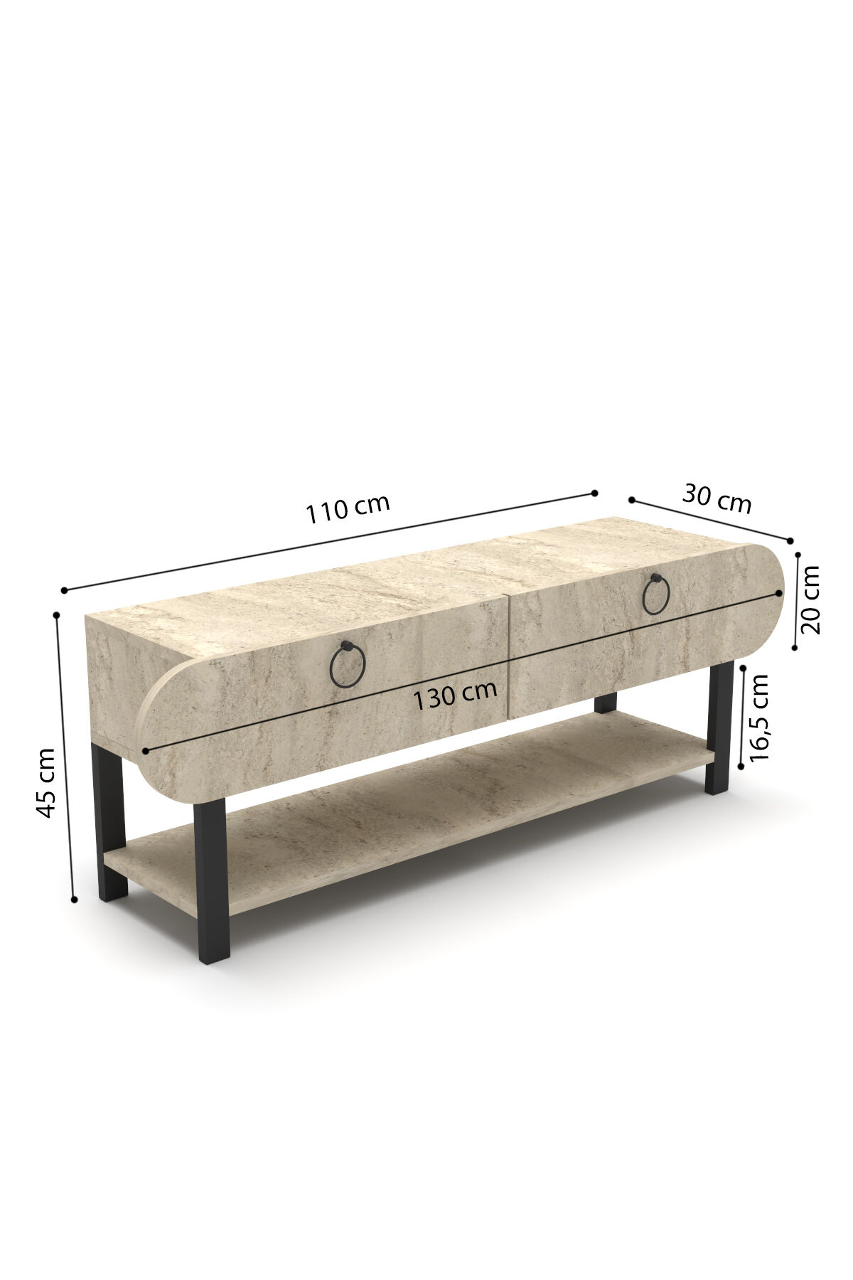 MD Setro 6-Piece Furniture Set Ecru
