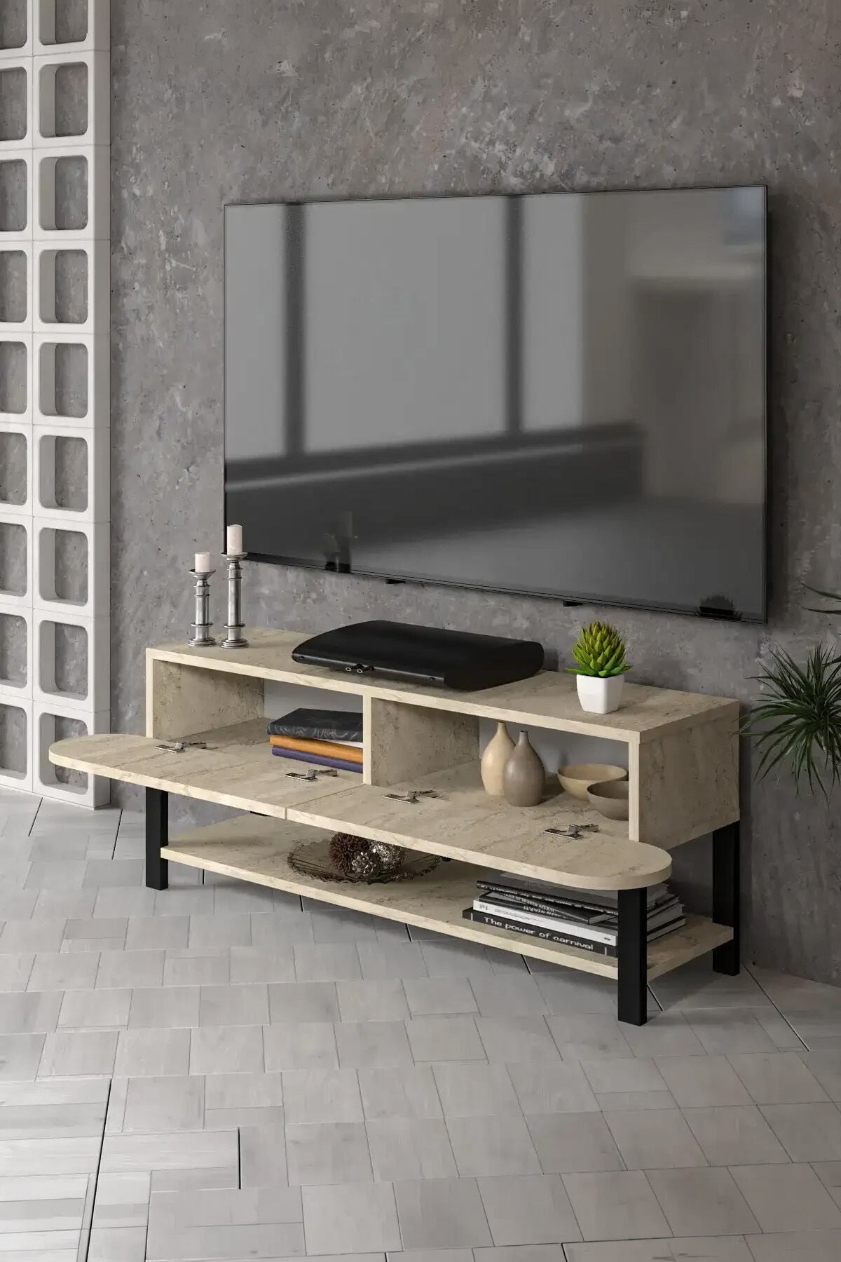 MD Setro 6-Piece Furniture Set Ecru