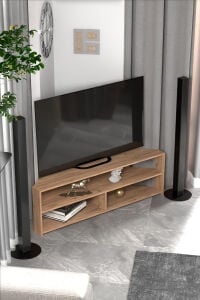 MD Köşe TV Ünitesi Kahverengi 140