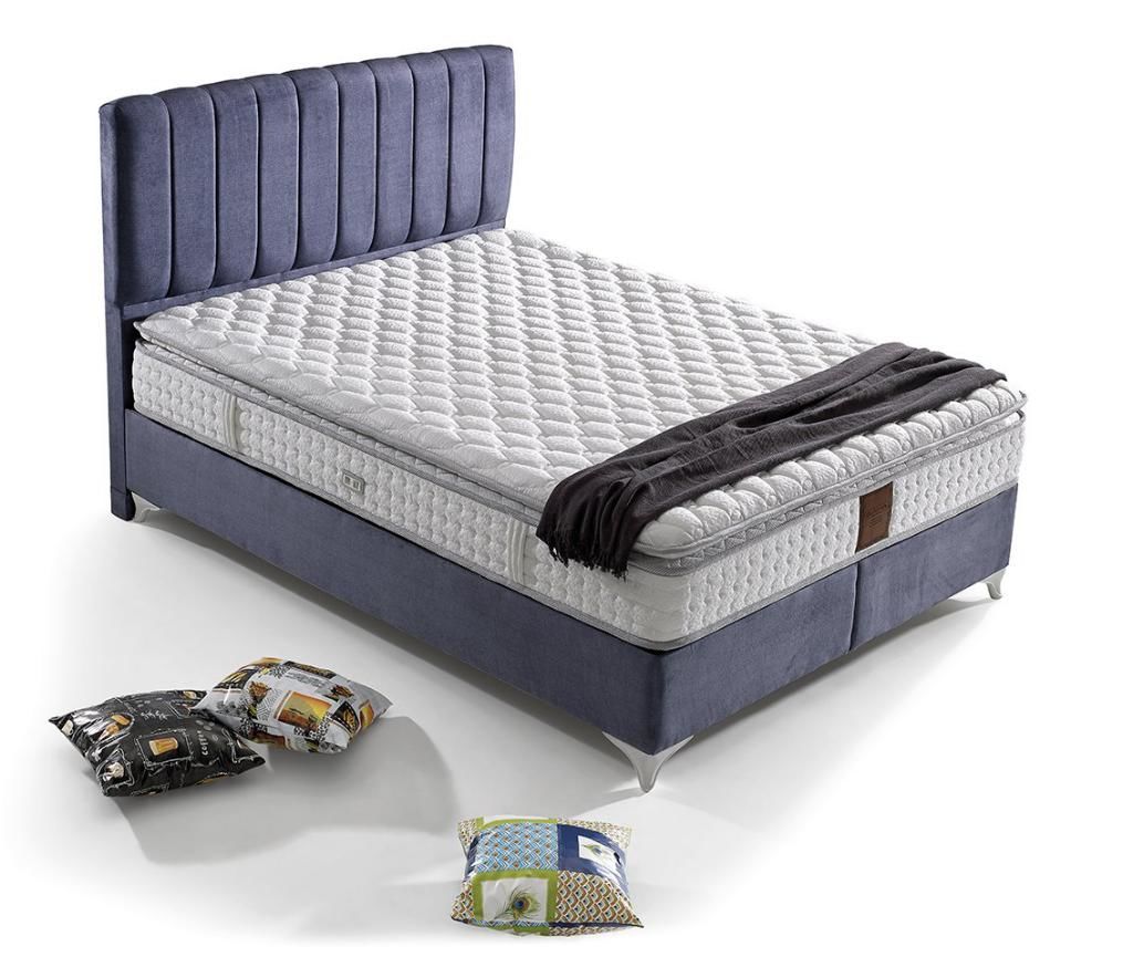 MD Focus 180x200 Double Mattress, Divan Base, Headboard Set GM117