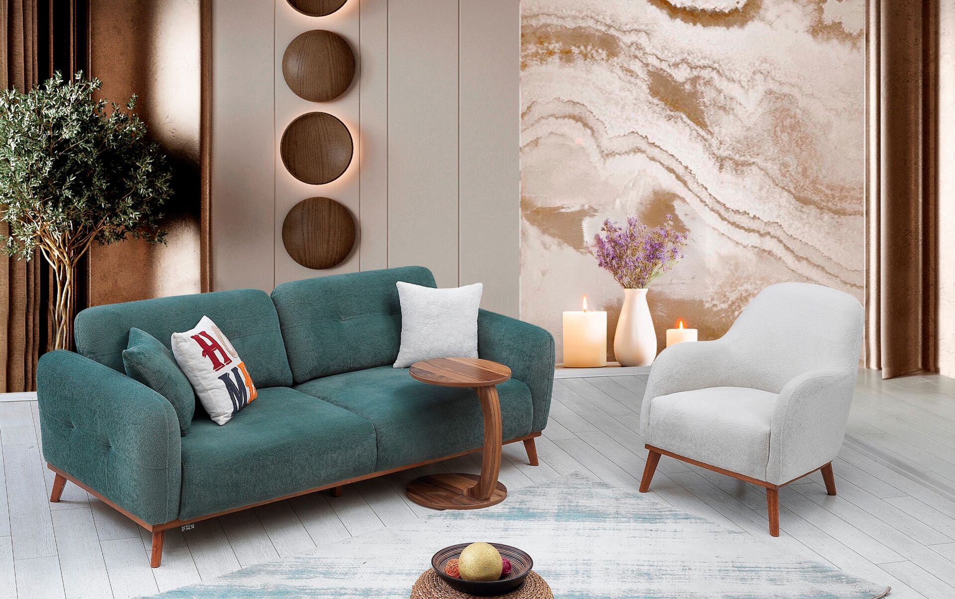 Inci Sofa Set EF136