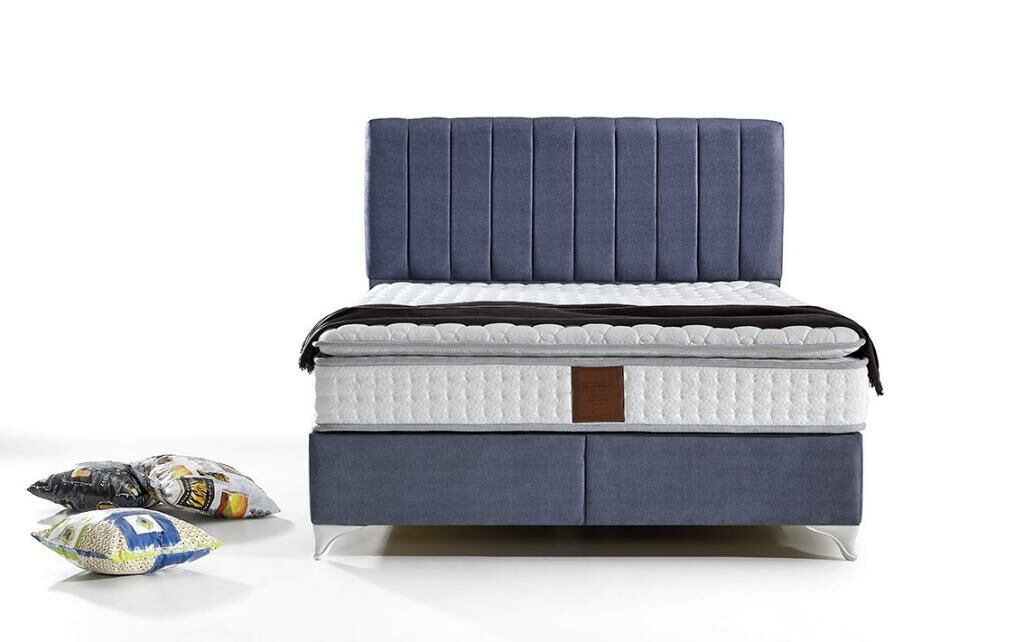 MD Focus 200x200 Double Mattress, Divan Base, Headboard Set GM117