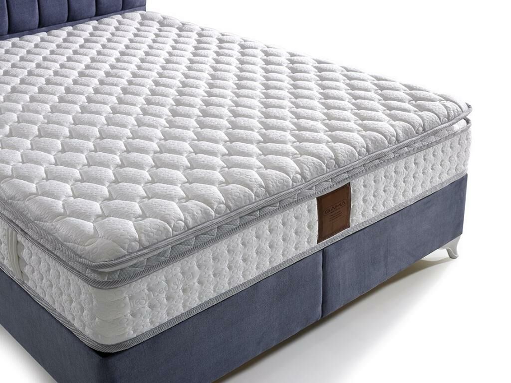MD Focus 200x200 Double Mattress, Divan Base, Headboard Set GM117