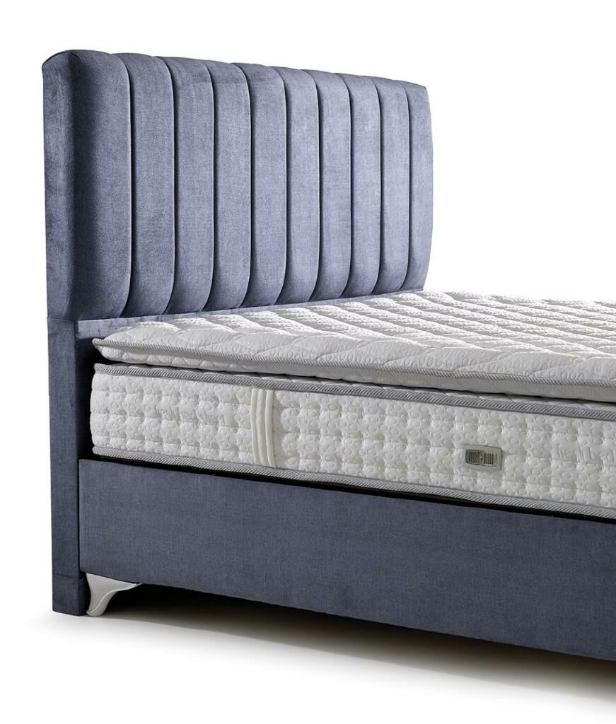 MD Focus 200x200 Double Mattress, Divan Base, Headboard Set GM117