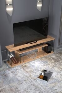 MD Gzd Plus TV Ünitesi Kahverengi Çam