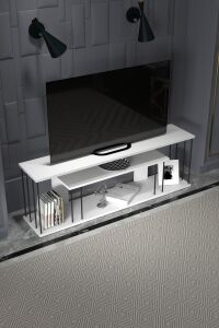 MD Gzd Plus TV Ünitesi Beyaz 140 cm