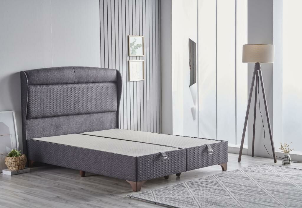 Vita Anthracite 90x190 Single Divan Base CB2232