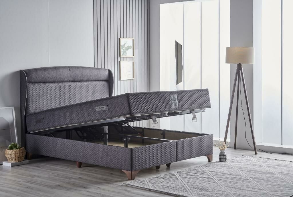Vita Anthracite 90x190 Single Divan Base CB2232