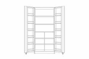 Jumbo Traverten Kiler Dolabı TN0500