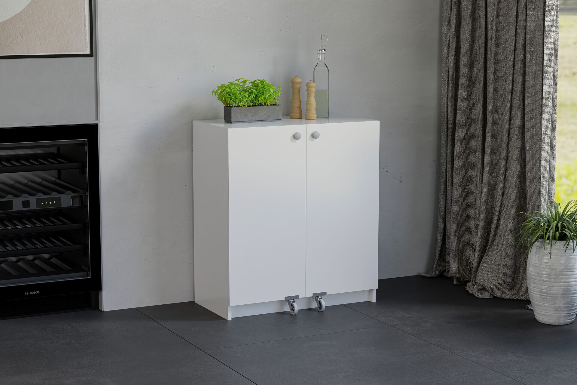 Mini Beyaz Kiler Dolabı TN0501