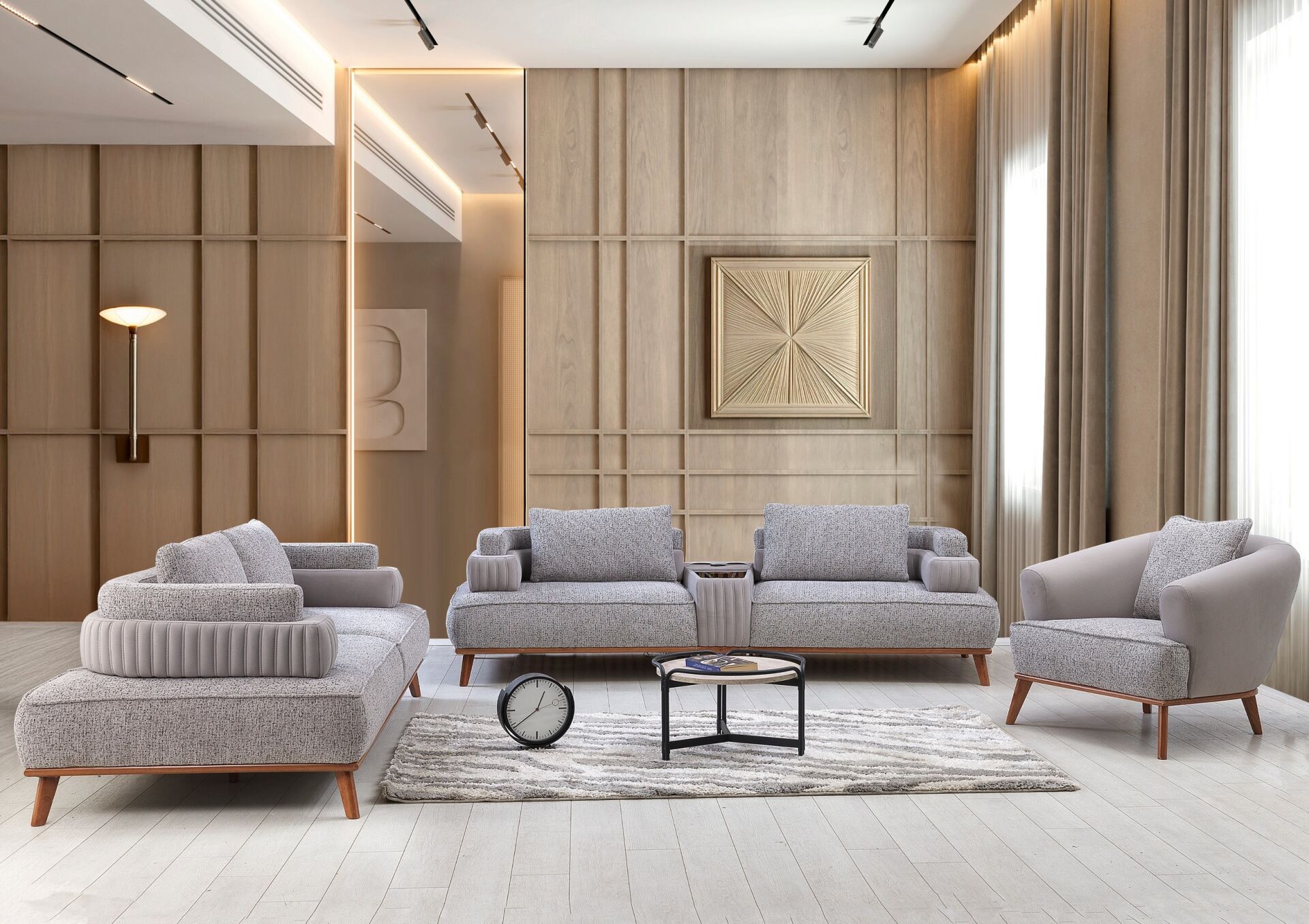 Leon Sehpalı Koltuk Takımı EF139