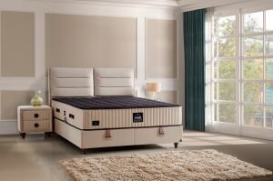 Venedik 90x200 Tek Kişilik Yatak, Baza, Başlık Seti CP1015