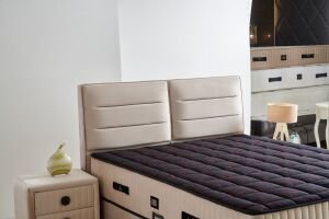 Venedik 90x200 Tek Kişilik Yatak, Baza, Başlık Seti CP1015