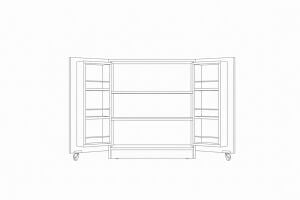 Mini Traverten Kiler Dolabı TN0503