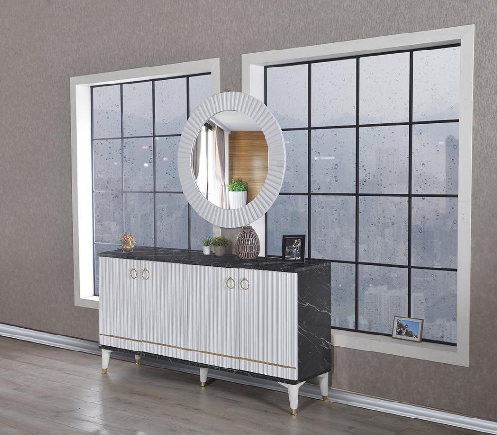 MD Black Marble - White Mirror U319-A