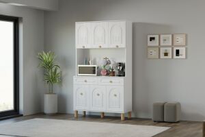 Bohem Büyük Kahve Köşesi Beyaz TN0512