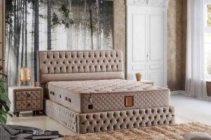Basetta 120x200 Tek Kişilik Yatak, Baza, Başlık Seti CP1016