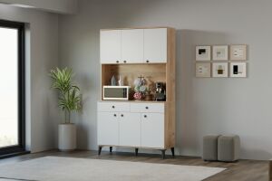 Bohem Büyük Kahve Köşesi Atlantik Çam - Beyaz TN0515