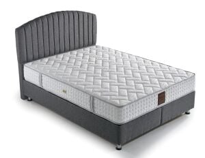 MD Armoni 140x190 Çift Kişilik Yatak, Baza, Başlık Seti GM120