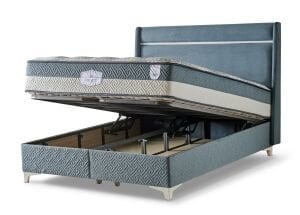 Aspendos Mavi 90 x 200 Tek Kişilik Baza CB3111