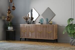 Elmas Konsol Atlantik Çam - Ceviz TN0533