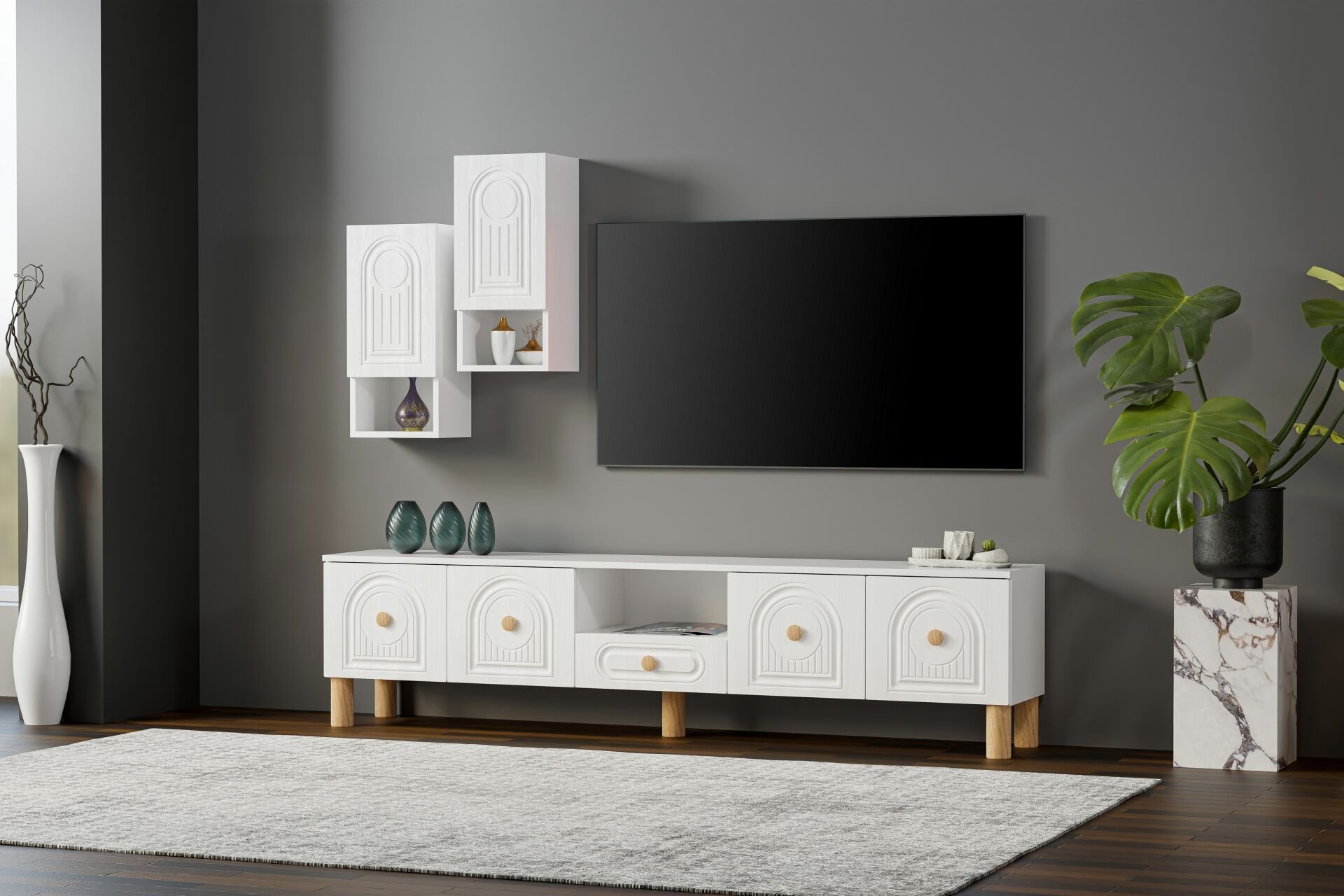 Bohem 210'luk Yaşam Ünitesi Beyaz TN0540