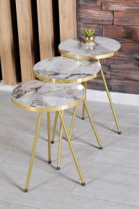MD Metal Gold Zigon Beyaz 3'lü