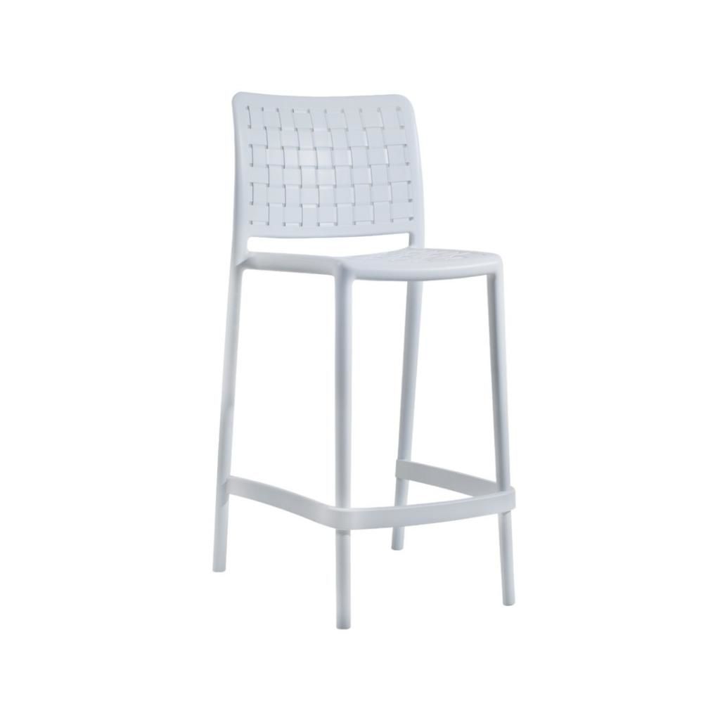 Fame-S Bar 65 cm Beyaz Bar Sandalyesi PPT1528