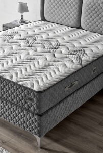 Bella 120x200 Tek Kişilik Yatak, Baza, Başlık Seti