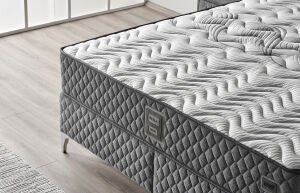 Bella 150x200 Çift Kişilik Yatak, Baza, Başlık Seti