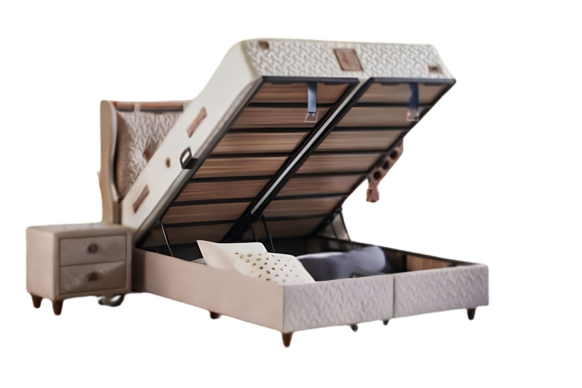 Comfort Life 140x190 Çift Kişilik Baza, Başlık Seti CP1423