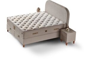 Bianca 150x200 Çift Kişilik Yatak, Baza, Başlık Seti