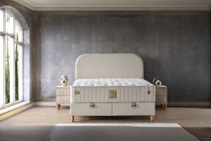 Bianca 160x200 Çift Kişilik Yatak, Baza, Başlık Seti