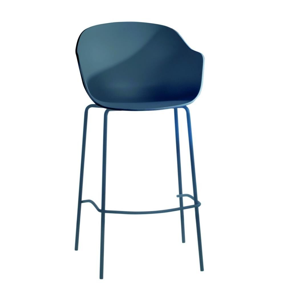 Globe-K Bar Antrasit - Antrasit Kollu Bar Sandalyesi PPT1535