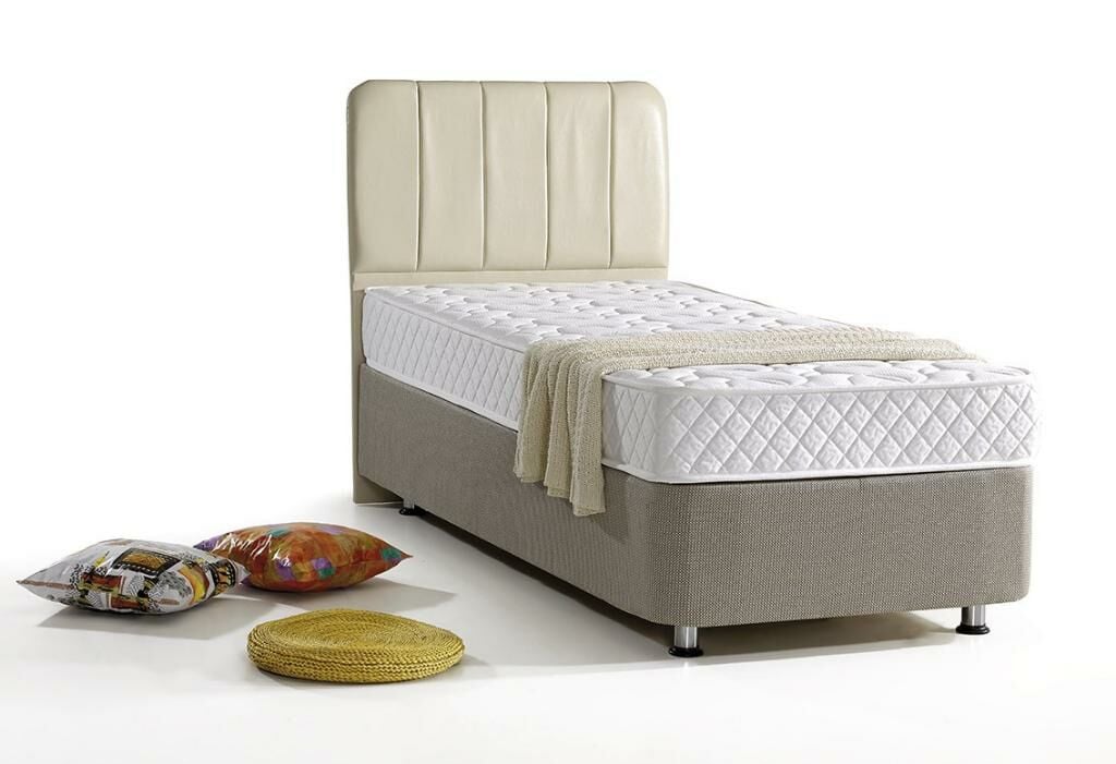MD Trend 120x200 Mattress, Divan Base, Headboard Set GM123
