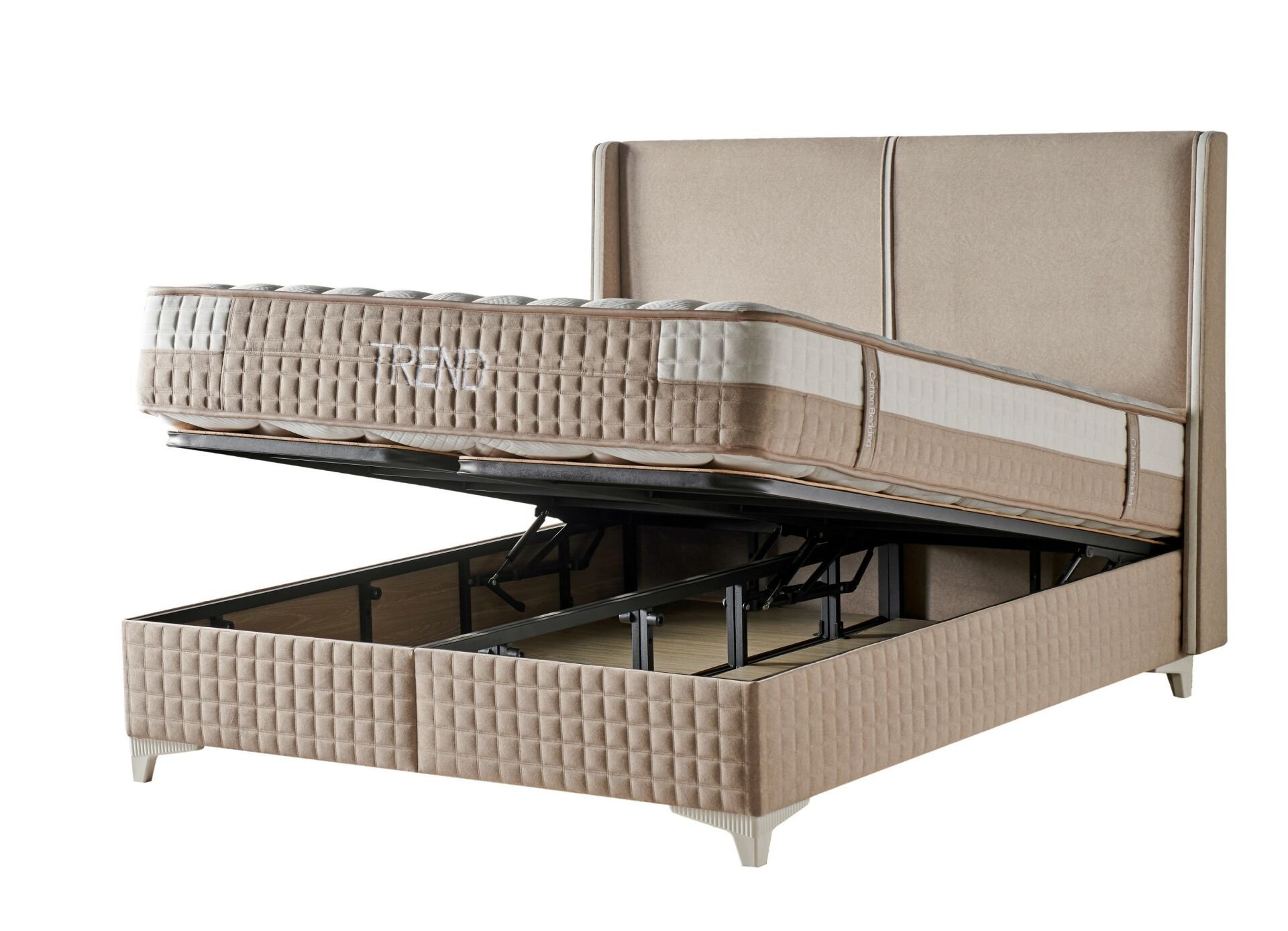 Trend Krem 90 x 200 Tek Kişilik Baza CB3114