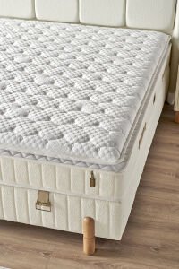 Bohem 140x190 Çift Kişilik Yatak, Baza, Başlık Seti