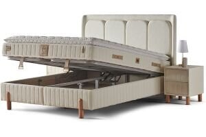 Bohem 160x200 Çift Kişilik Yatak, Baza, Başlık Seti