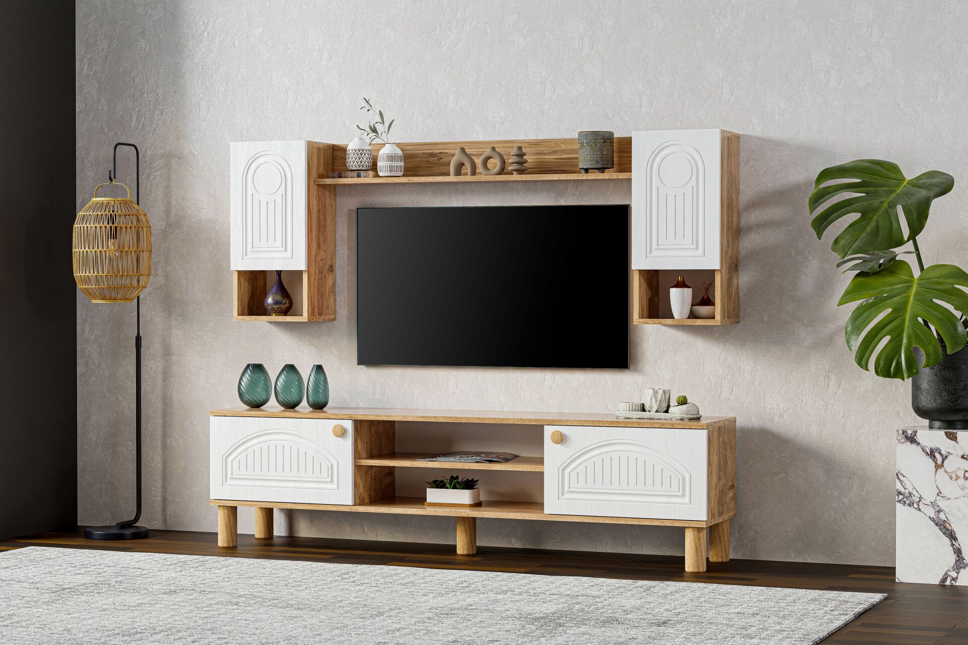 Bohem Yaşam Ünitesi Atlantik Çam - Beyaz TN0554