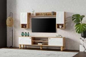 Bohem Yaşam Ünitesi Atlantik Çam - Beyaz TN0554