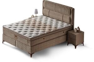 Diana 150x200 Çift Kişilik Yatak, Baza, Başlık Seti