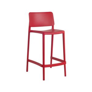 Joy-S Bar 65 cm Kırmızı Bar Sandalyesi PPT1545