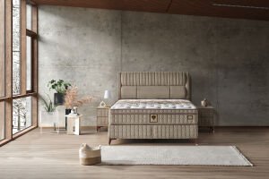 Diana 160x200 Çift Kişilik Yatak, Baza, Başlık Seti