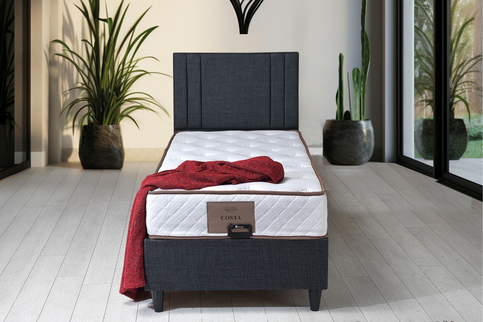 Costa 120x200 Tek Kişilik Baza PV1101