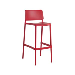Joy-S Bar 75 cm Kırmızı Bar Sandalyesi PPT1550