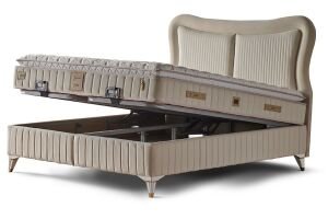 Elegance 150x200 Çift Kişilik Yatak, Baza, Başlık Seti